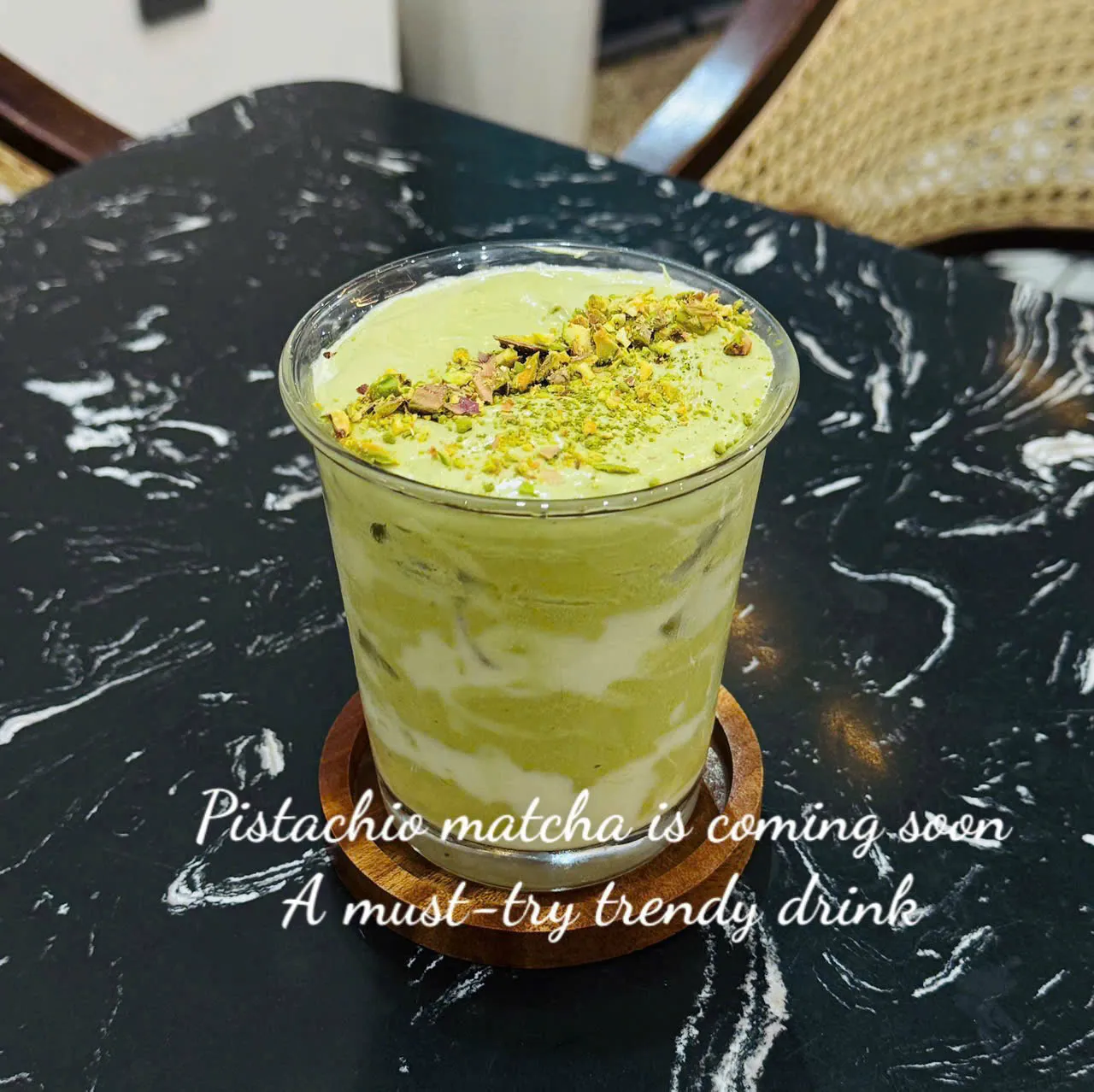 Matcha hạt dẻ cười