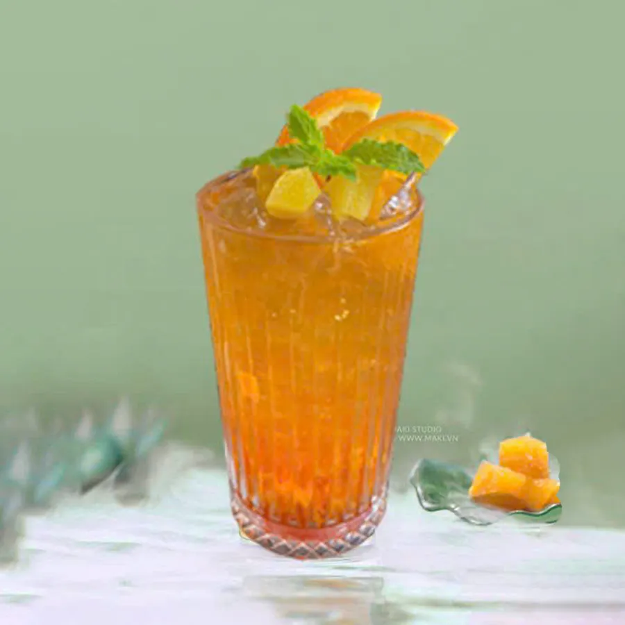 Trà đào cam sả